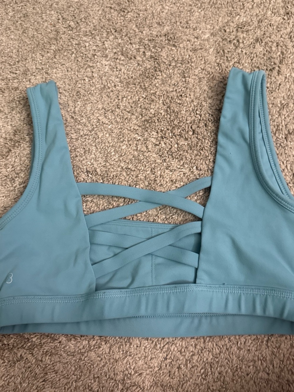 Target Light Blue Crisscross Sports Bra